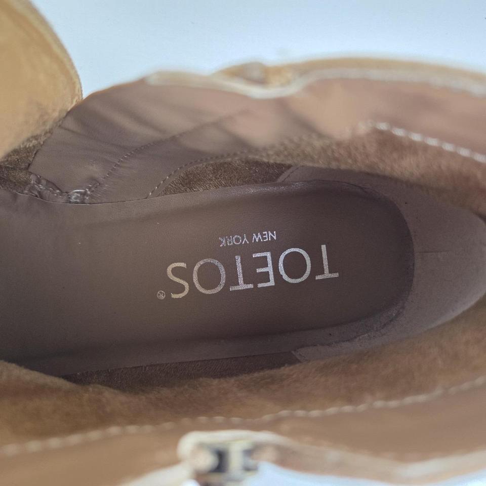 Toetos Bootie Faux Suede Tan 59e2 8