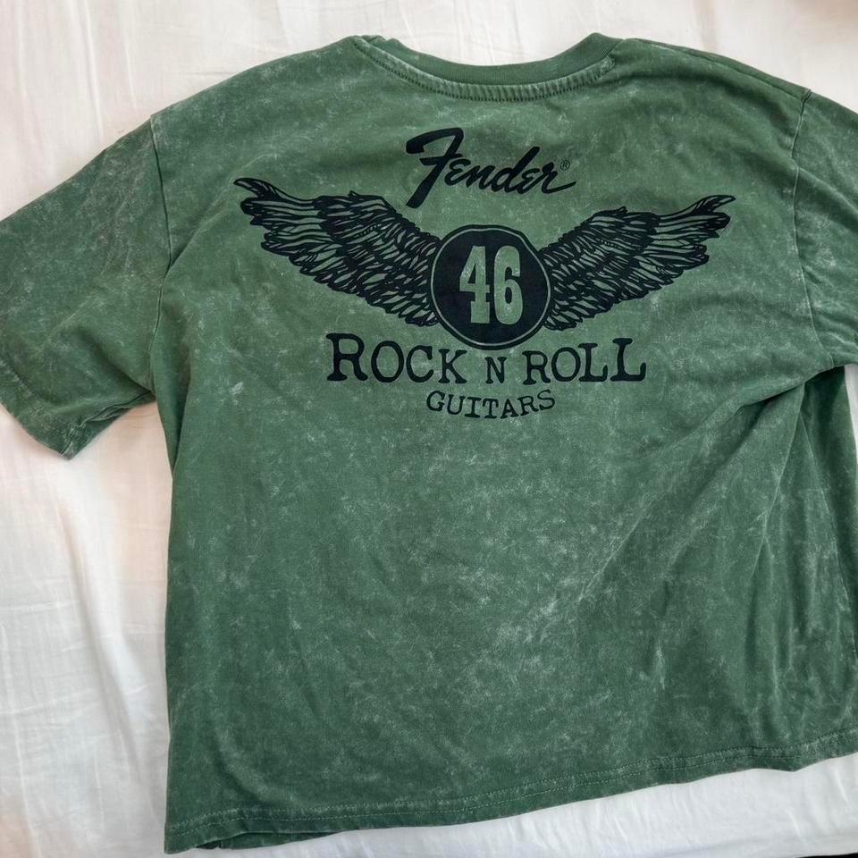 Green Fender Graphic Summer Tee D70a 5