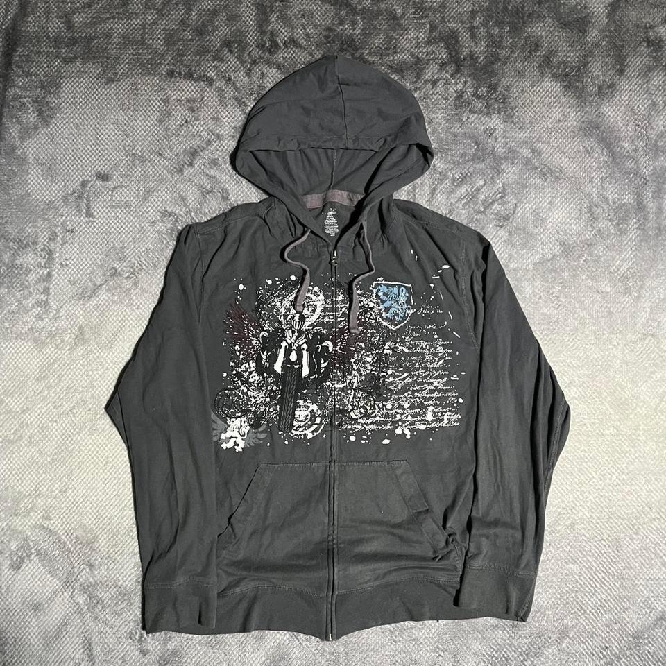 Unisex Y2k Graphic Design Grey Dc24