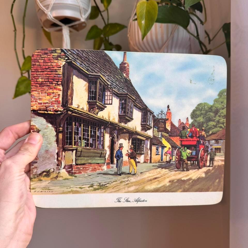 Vintage Cork Placemats Set Of 9cb9 7