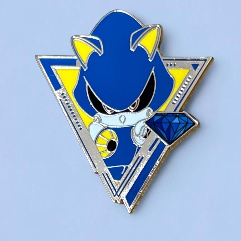 Super Rare Metal Sonic Pin 607f
