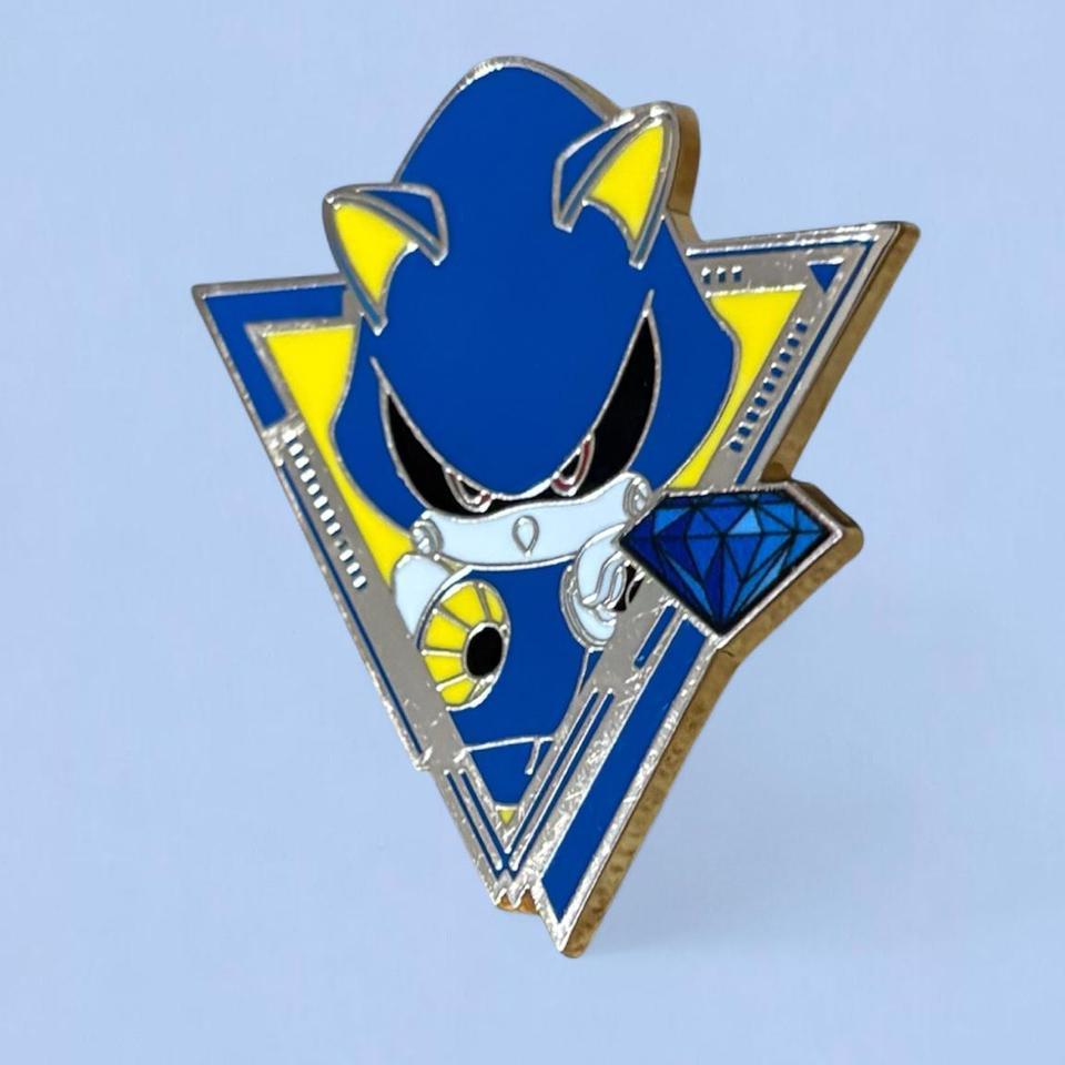 Super Rare Metal Sonic Pin 607f 2