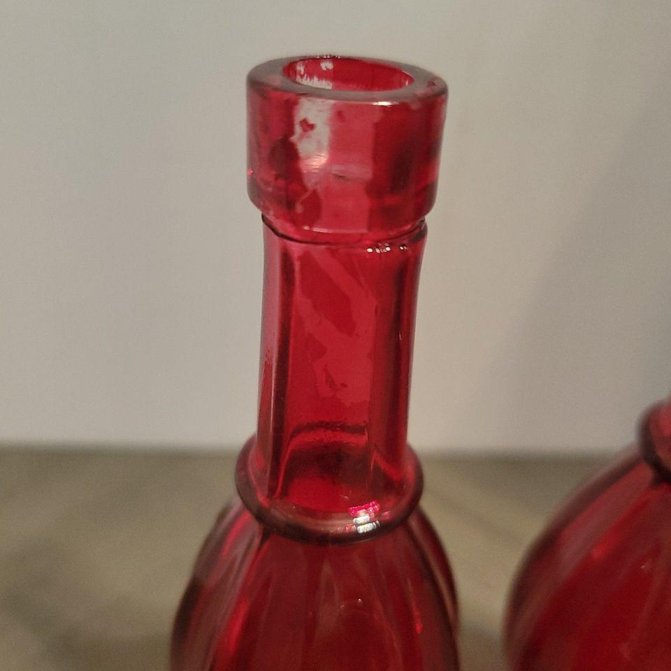 Vintage Lot Of 3 Ruby 3