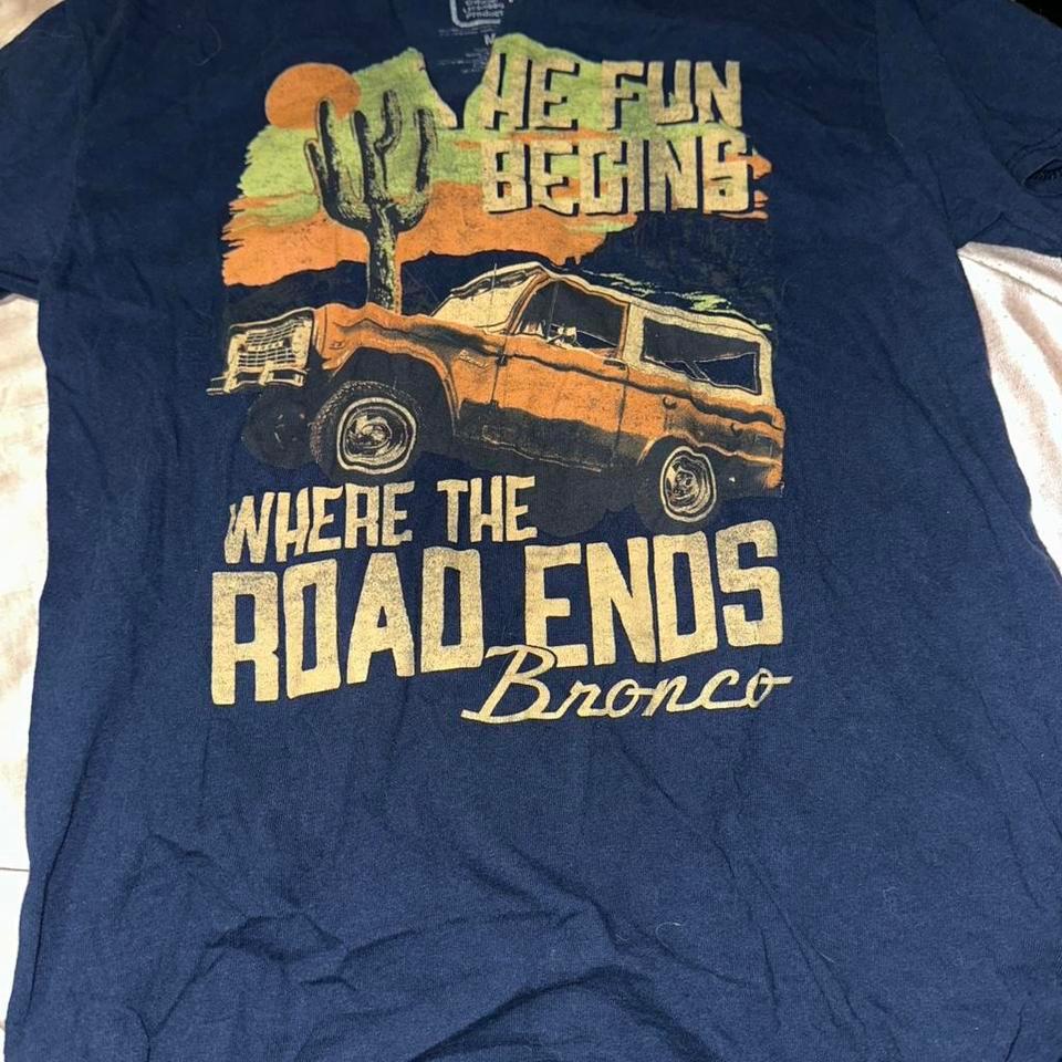 Ford Bronco Navy Blue T Shirt 00c9