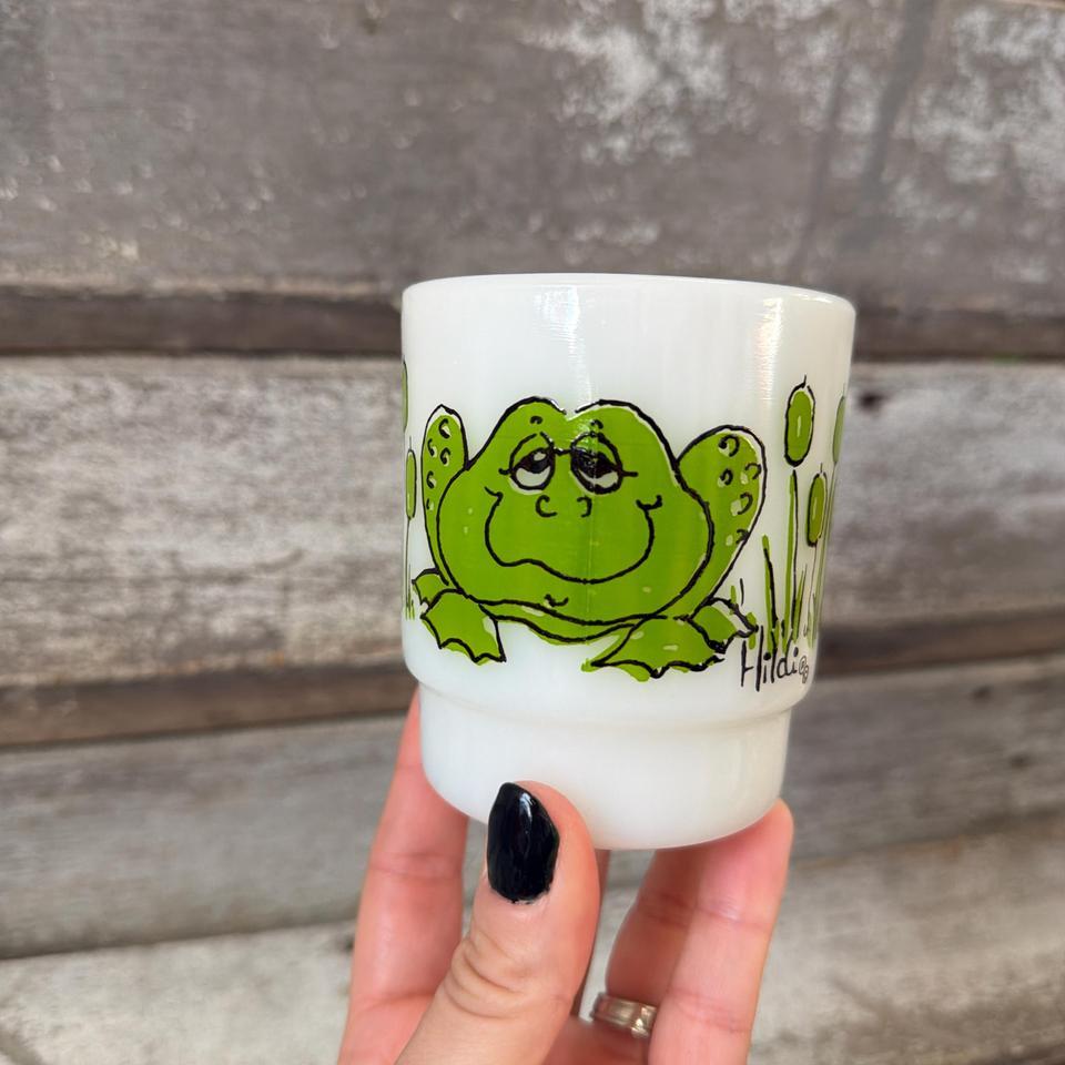 1970s Quirky Frog Cup With