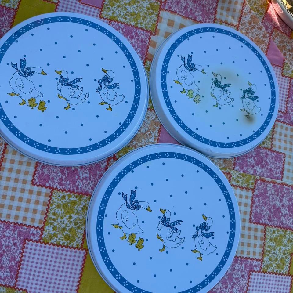 Set Of 3 Large Goose A35d