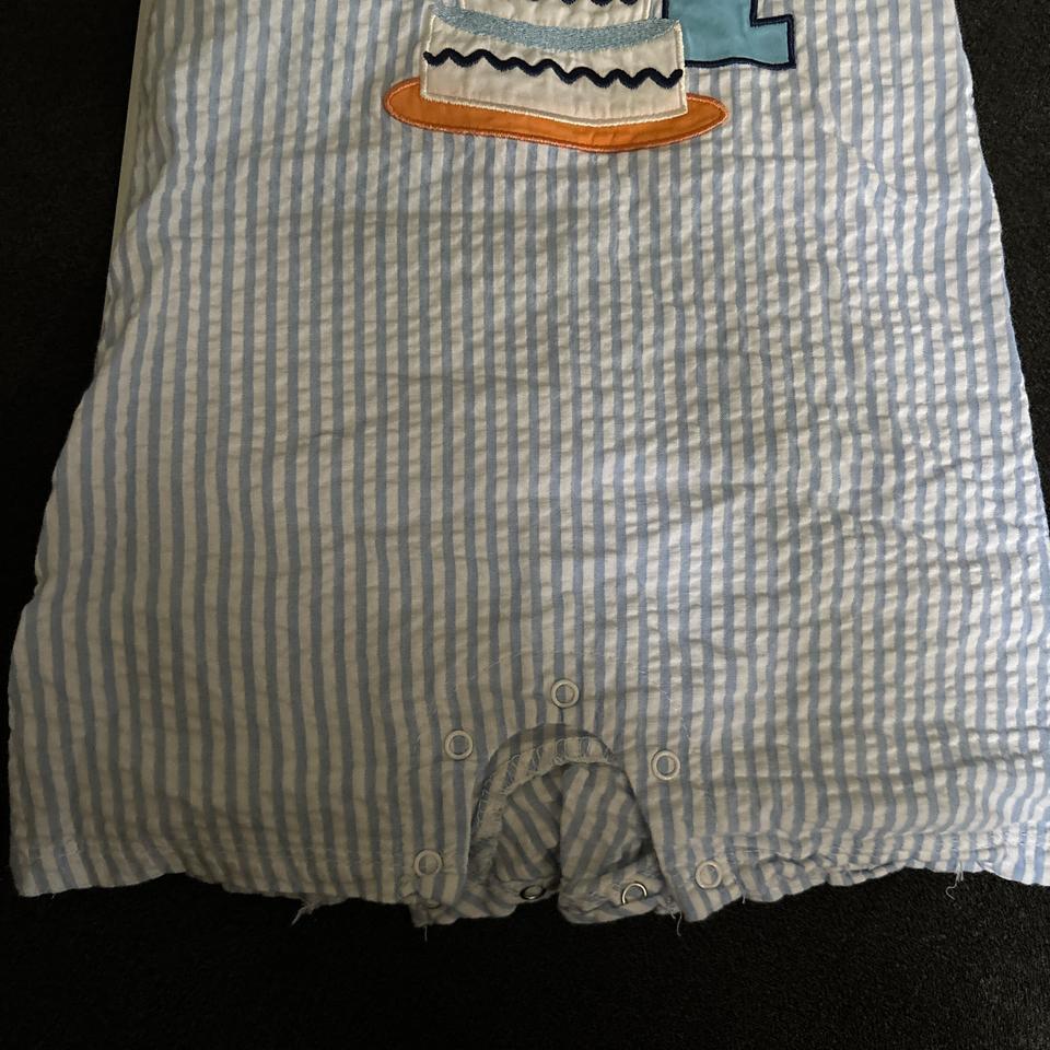 Blue And White Striped Baby E2a7 2
