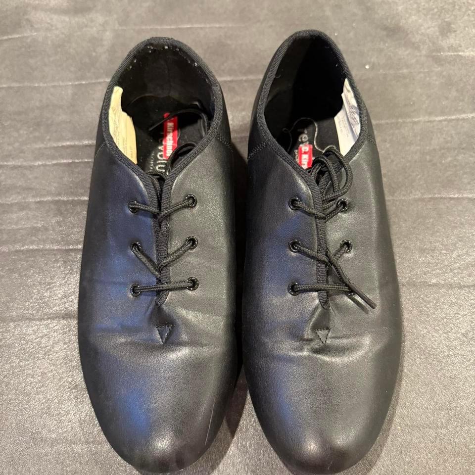 Black Leather Tap Shoes Tapdance A5a7 2