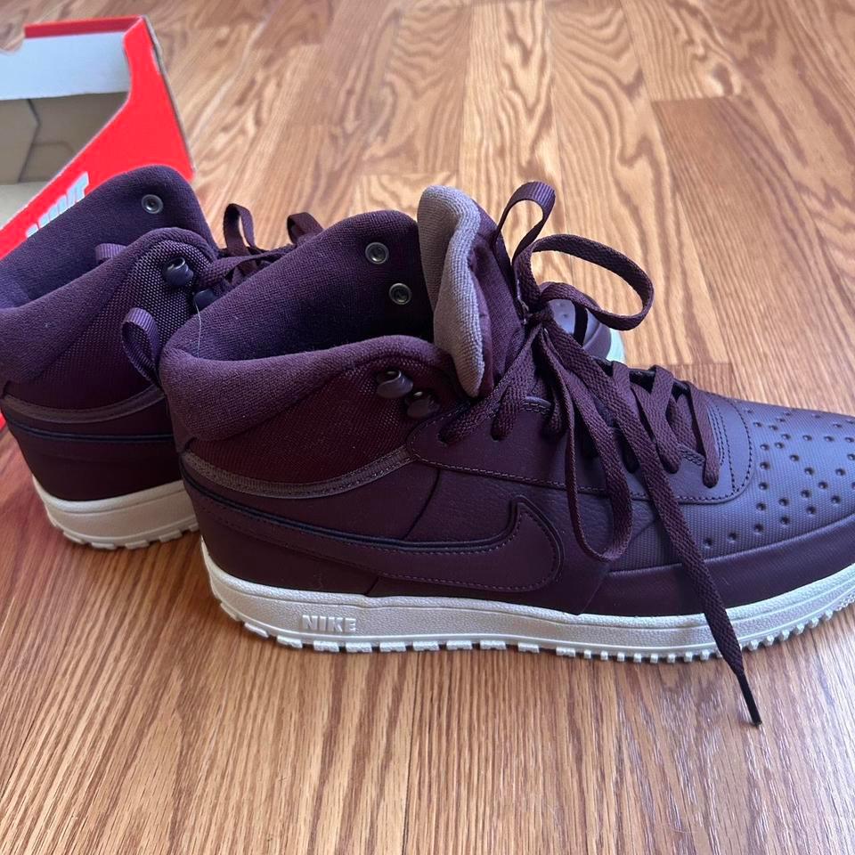 Burgundy Nike Court Vision And