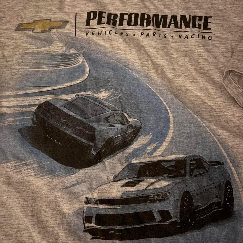 Grey Chevy Performance T Shirt Fruit 7a14 5