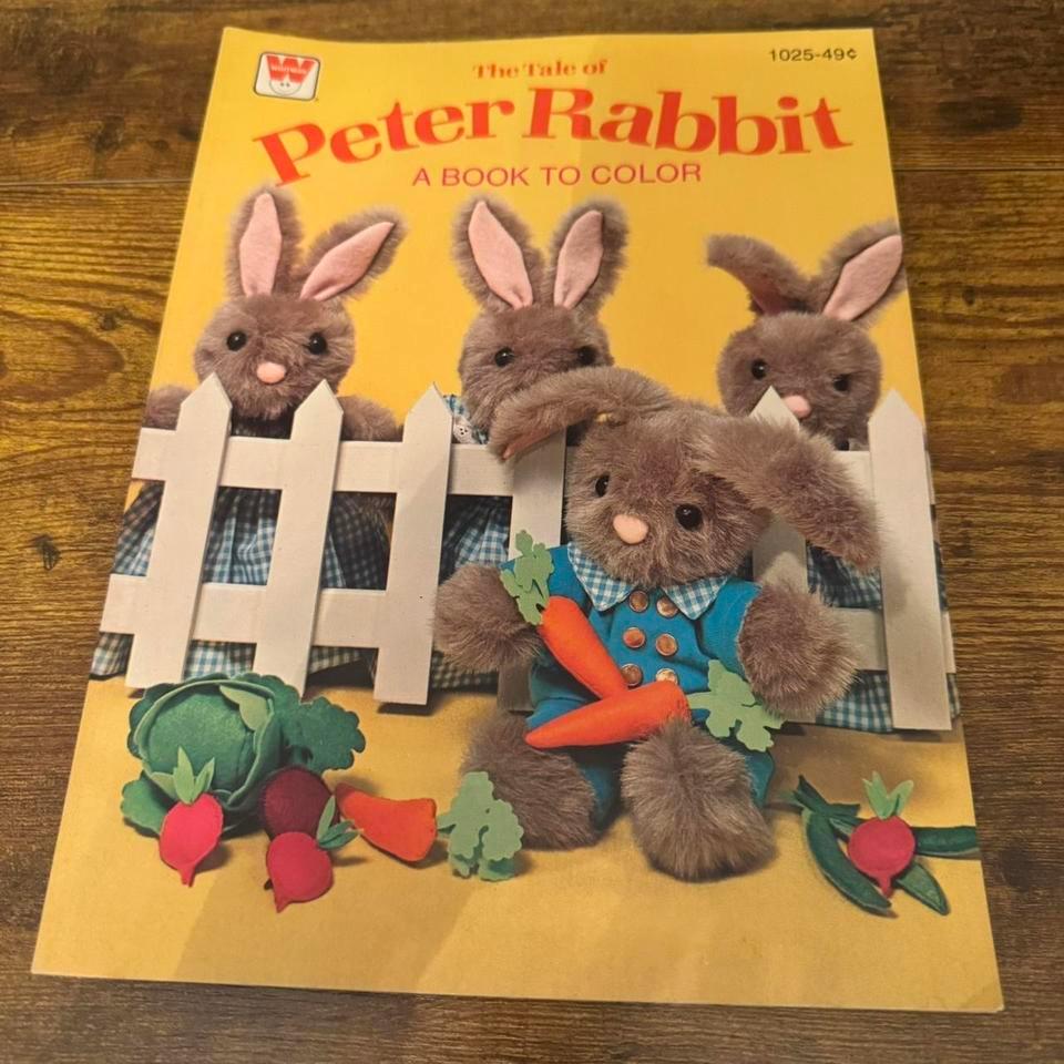 Whitman 1978 Peter Rabbit Coloring F70c