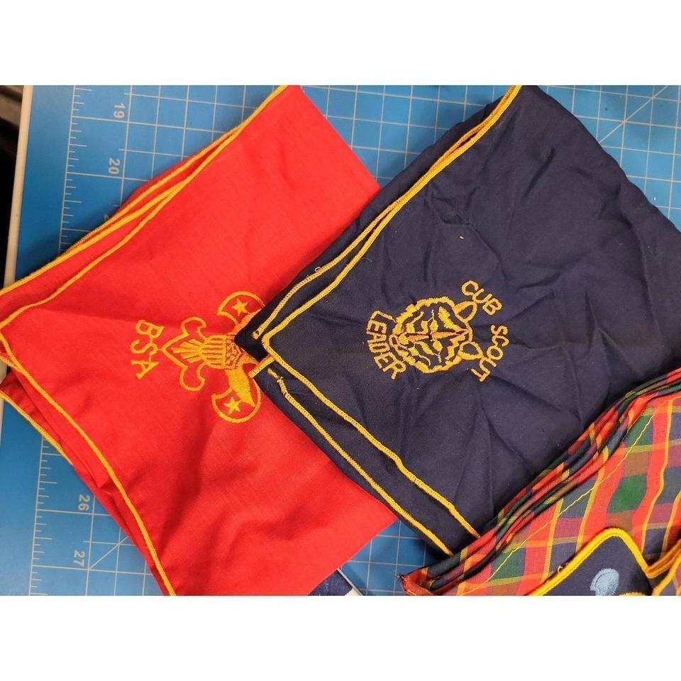 Vintage Cub Scout Neckerchief Lot Fee8 2