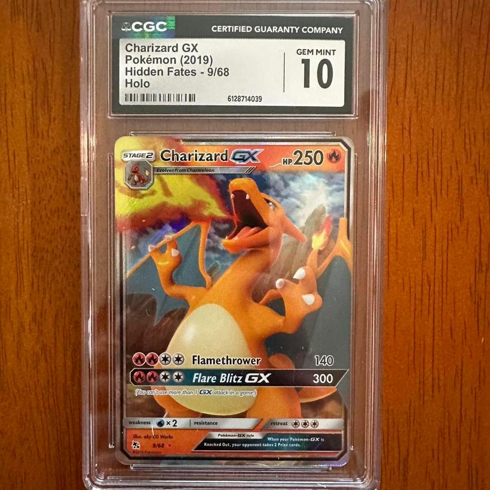 Charizard Gx Cgc 10 Pokemon 6409