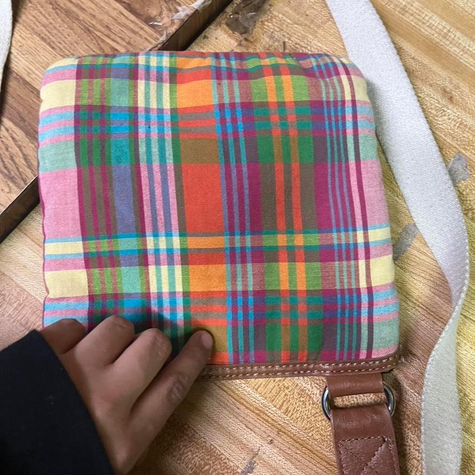 Tommy Hilfiger Multicoloured Plaid Crossbody B04b 3