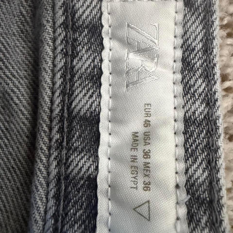 Zara Grey Straight Leg Jeans 2556 3