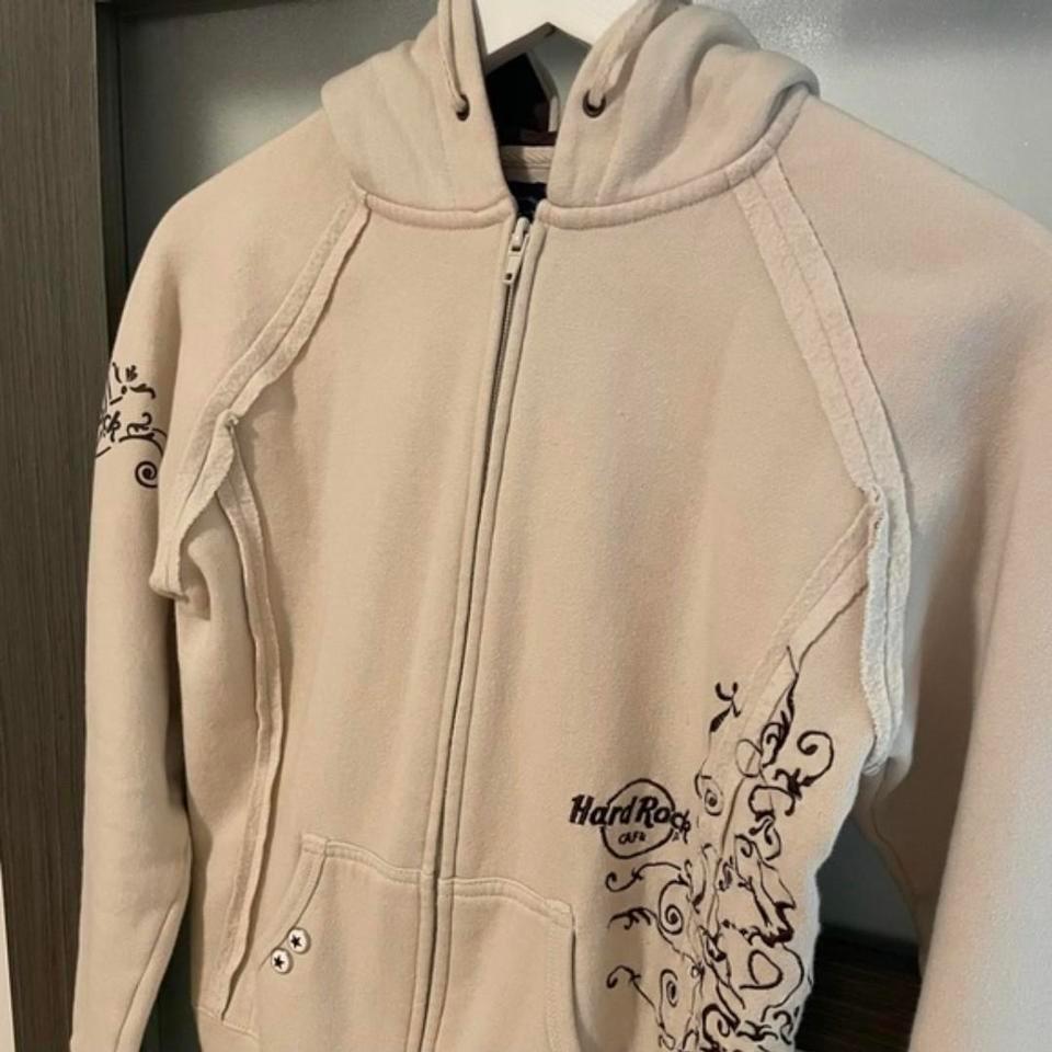 Hard Rock Cafe Cream Zip 8840
