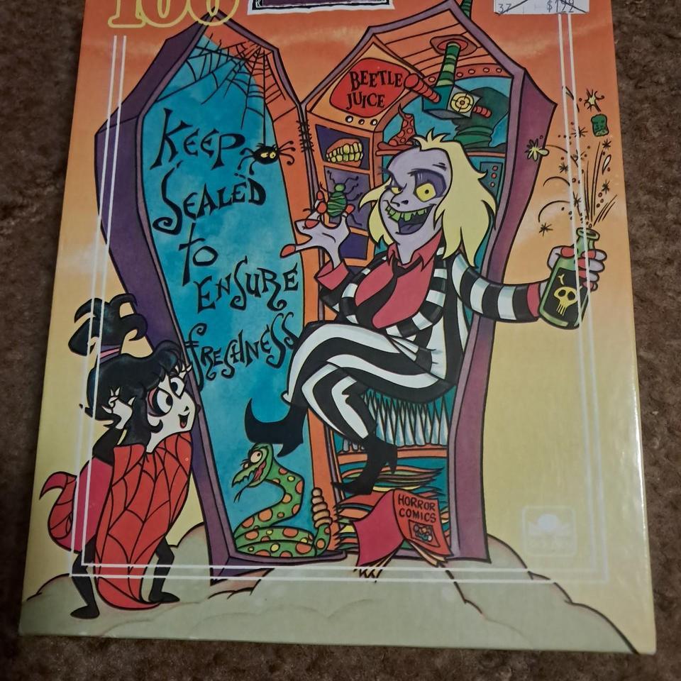 Vintage 1990 Beetlejuice 100 Piece Bb7e