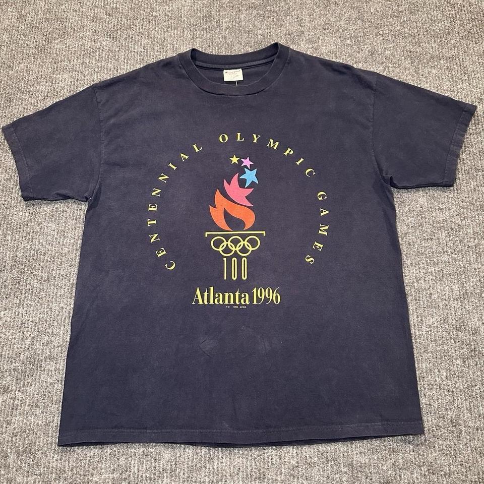 Vtg 1996 Atlanta Olympics T Shirt D810