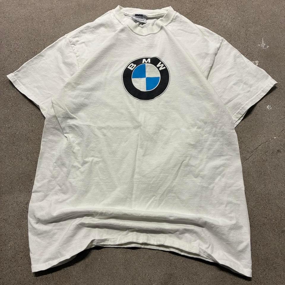 Vintage 2000s Bmw White T Shirt 8528