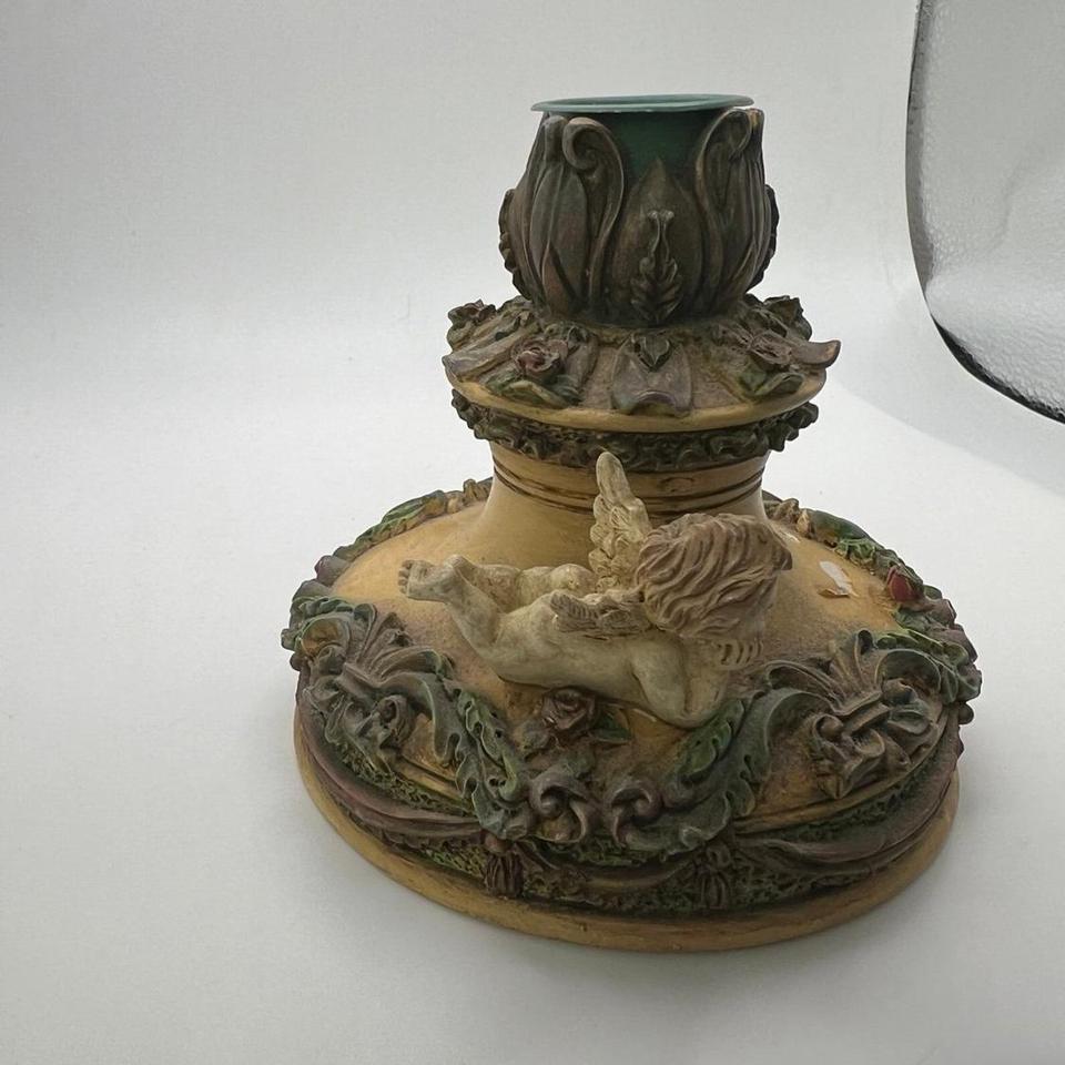 Vintage Ceramic Candle Holder With 24be