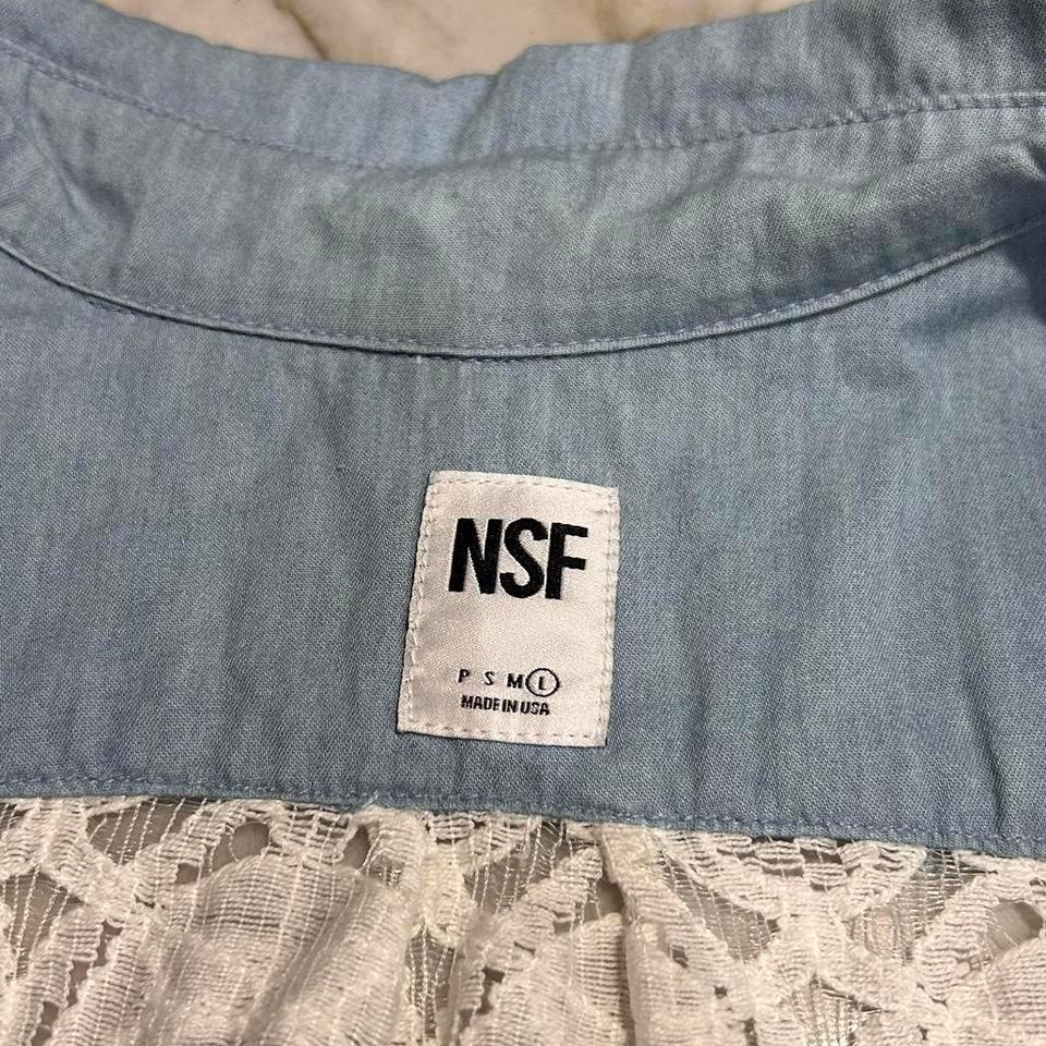 Nsf Blue Denim Button Up F059 4