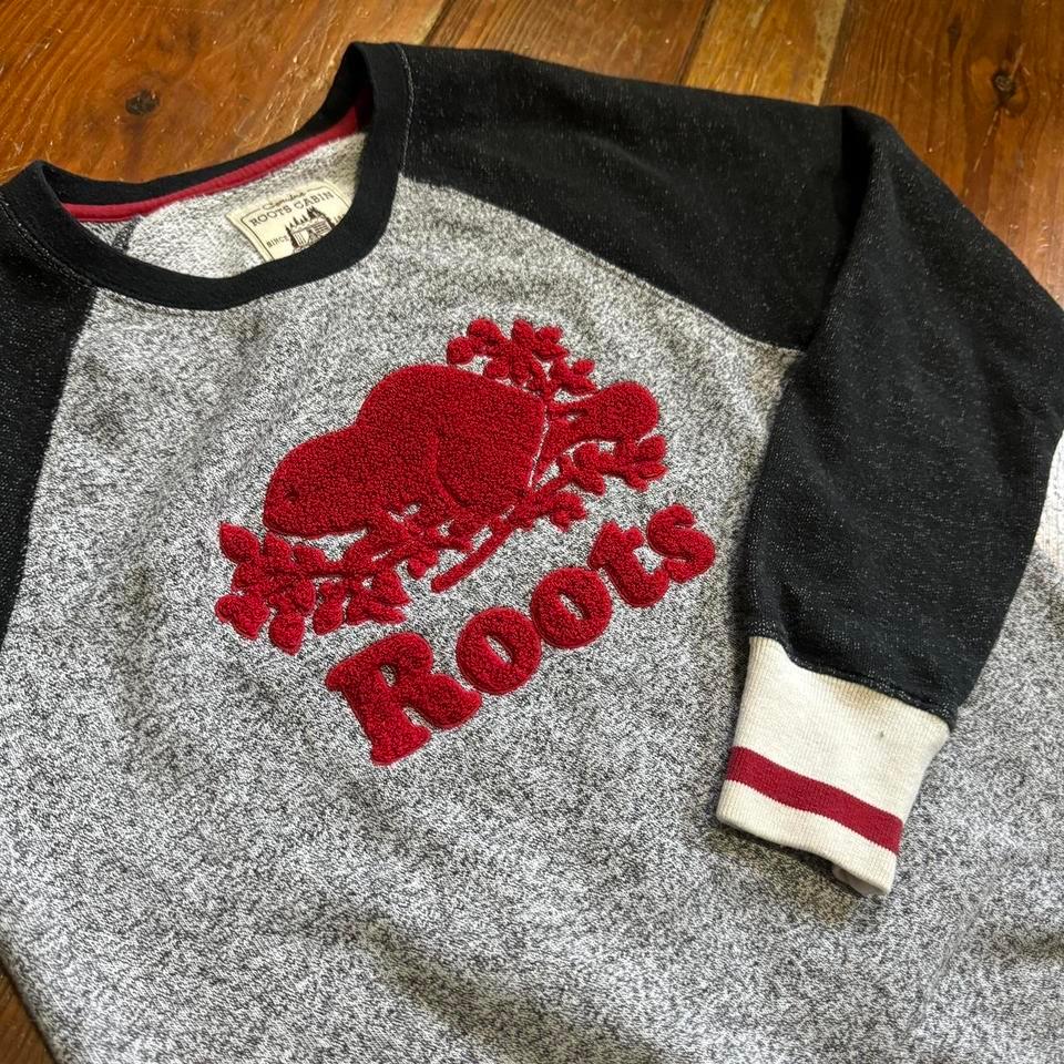 Roots Cabin Grey Crewneck Sweatshirt 4959
