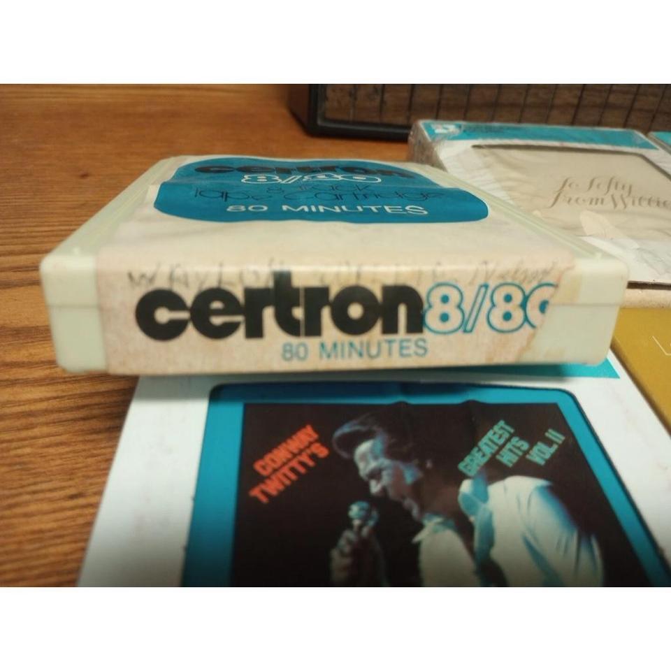 Vintage 8 Track Tape Storage 7b25 3