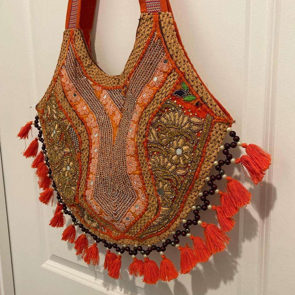 Orange And Gold Boho Bag 5cf8 6