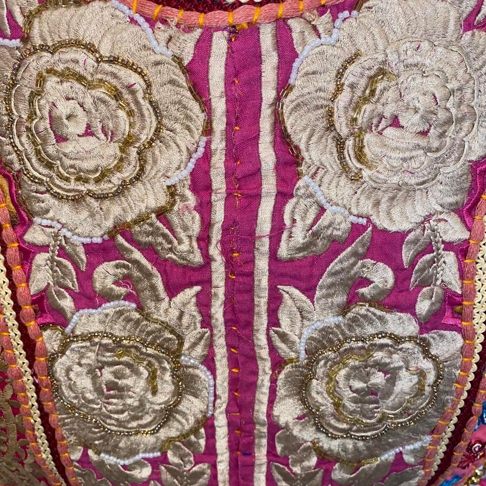 Beautifully Embroidered And Beaded Pink 5f67 3
