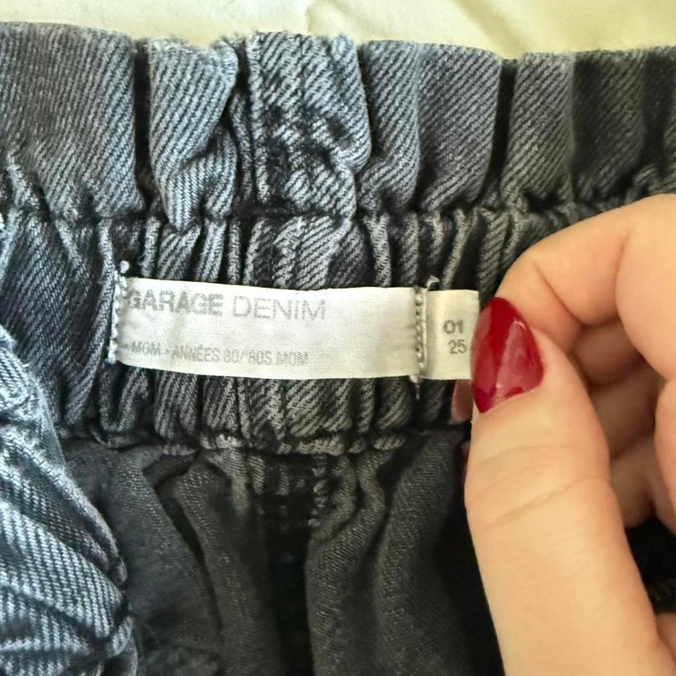 Garage Blackgrey Wash High Waisted Mom 57b8 2