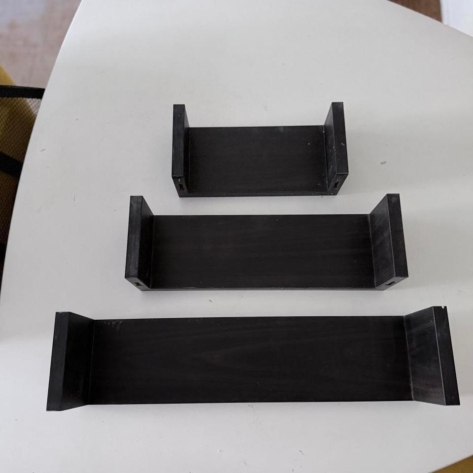 Black Floating Shelves Shelves Minimalist 7ddf 4