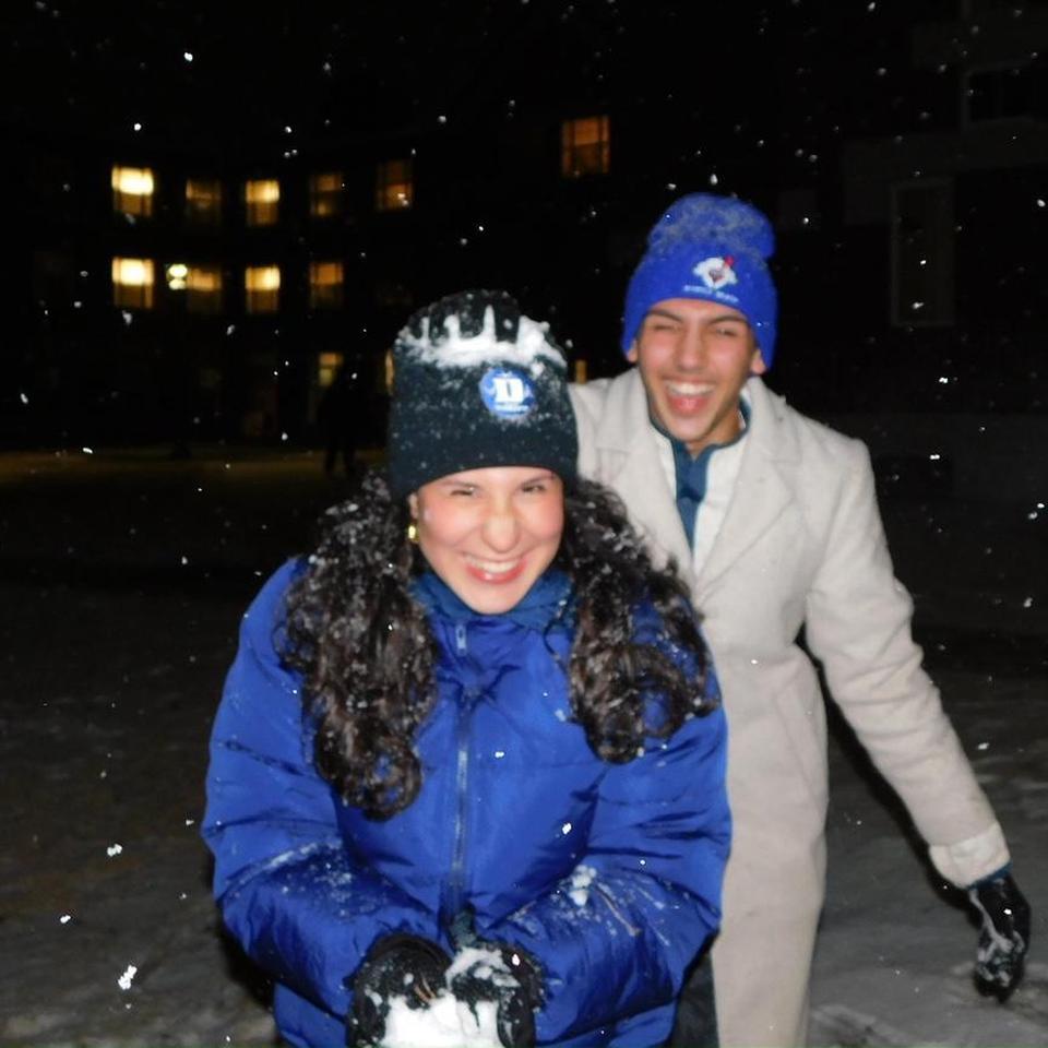 Royal Blue Puffer Coat From F467
