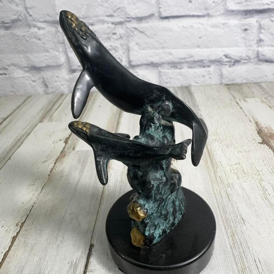 Spi Gallery Brass Whale Sculpture E8ec