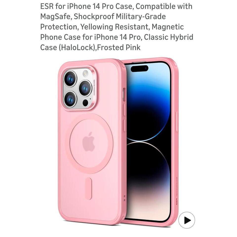Esr Frosted Pink Iphone 14