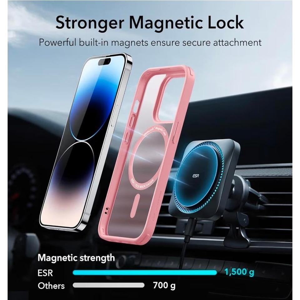 Esr Frosted Pink Iphone 14 4