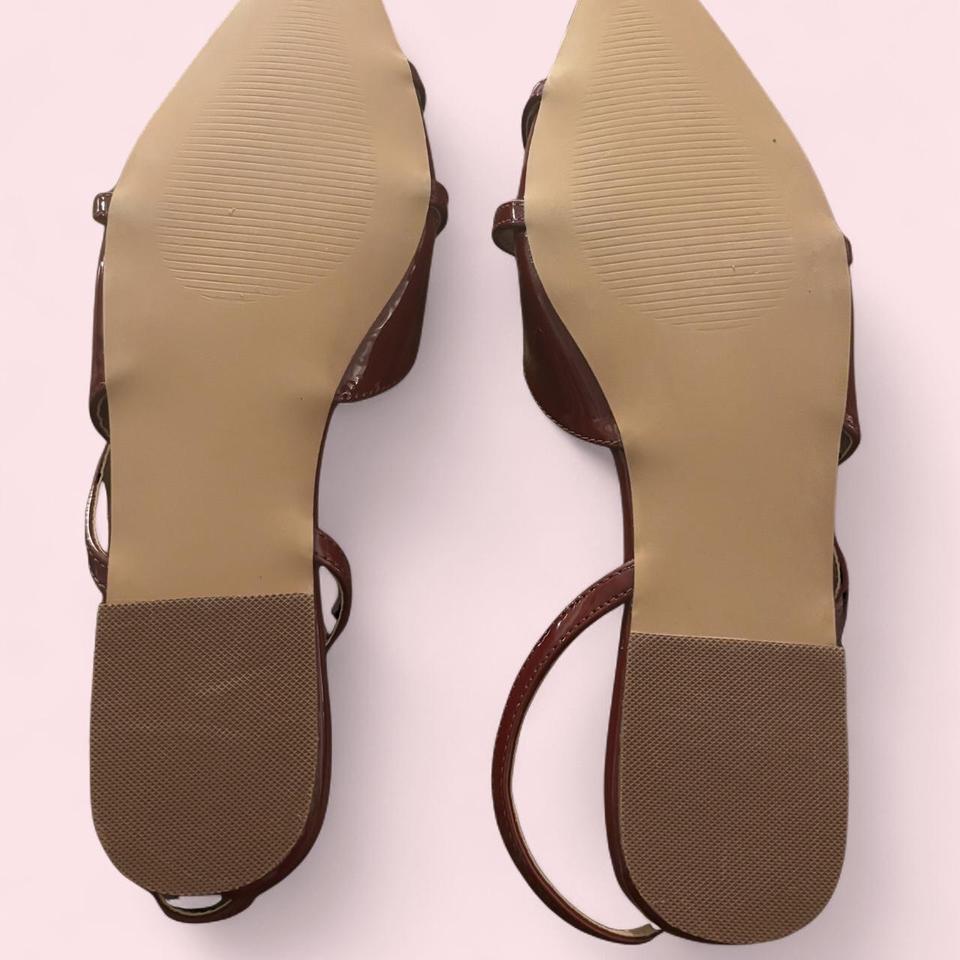 Shoe Dazzle Athina Flat Cherry Red F3a3 5