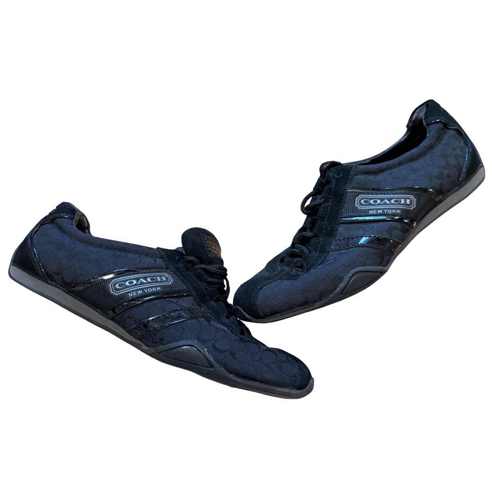 Coach Remonna Black Monogram Sneakers Bf25