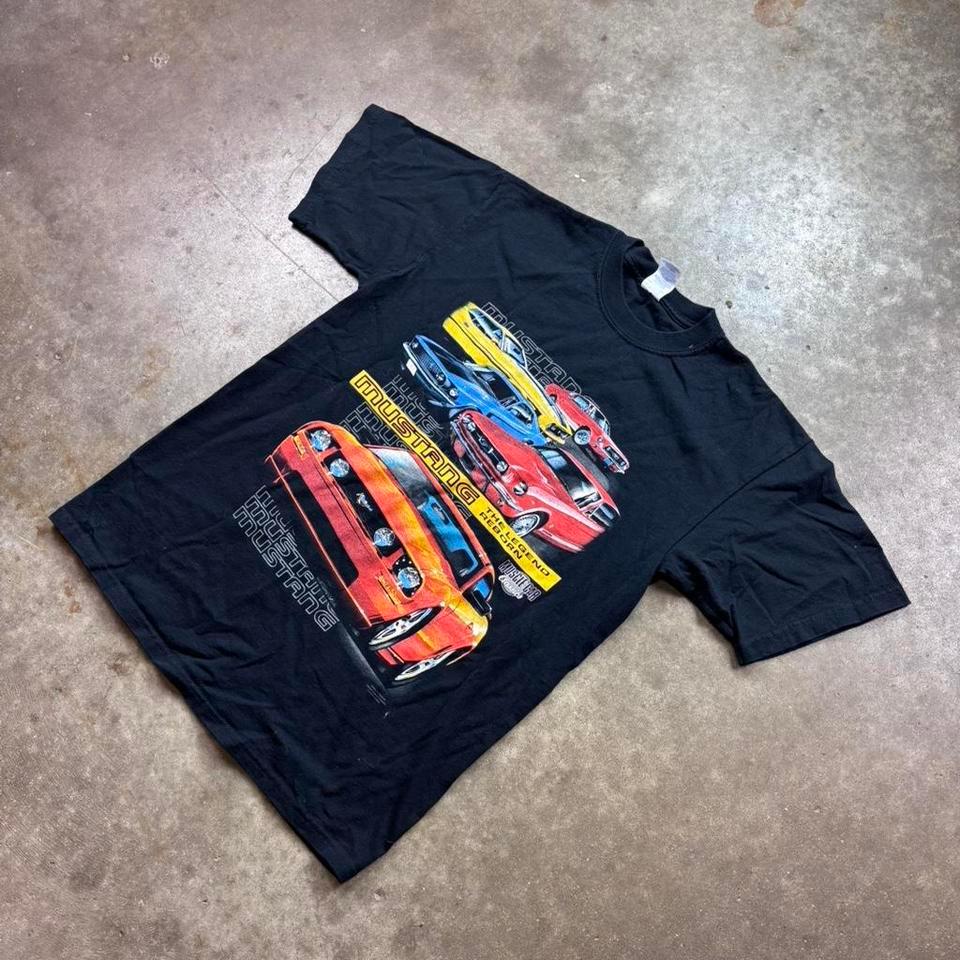 90s Ford Mustang Racing T Shirt D3c4