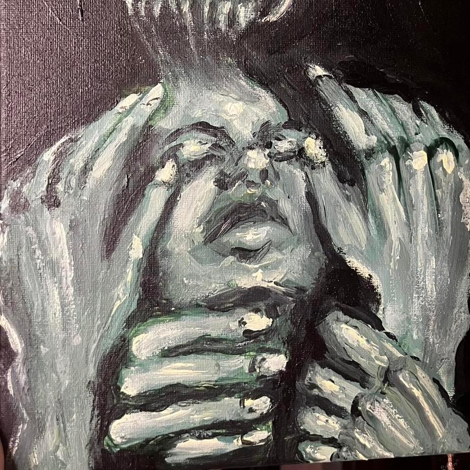 Hand Painted Original Painting Floating 2650 3