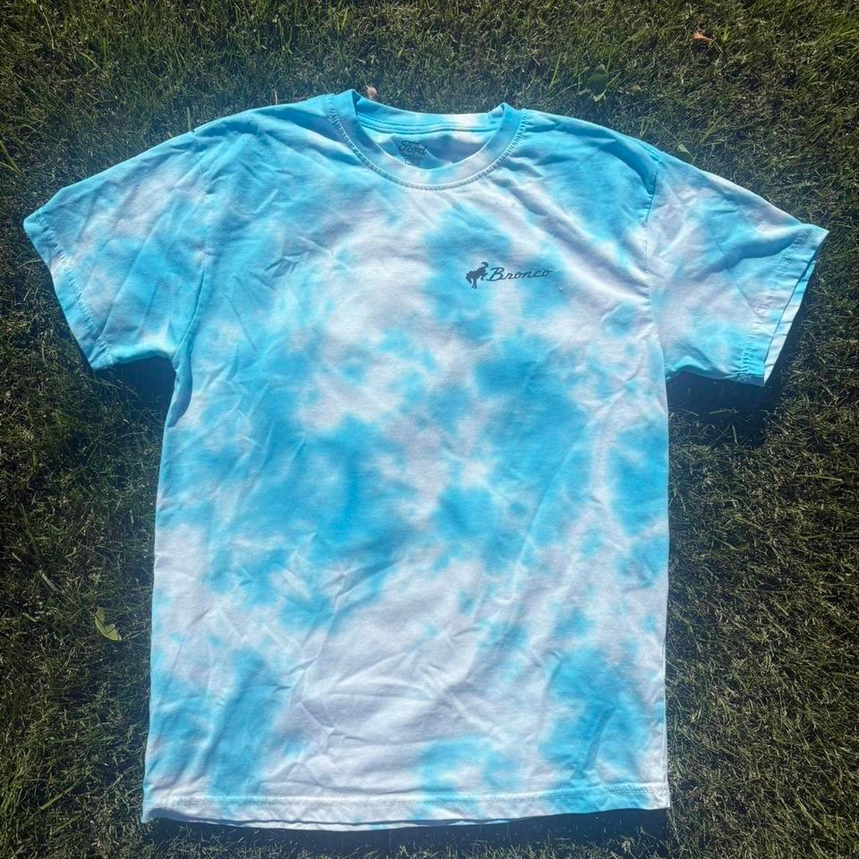 Ford Bronco Blue Tie Dye T Shirt 918d