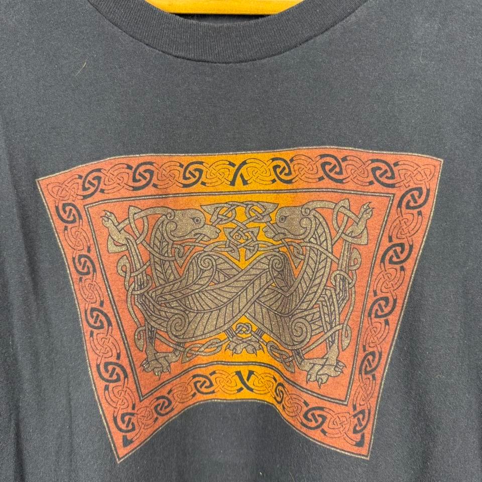 90s Viking Dragons Seal Tee D4f1 3