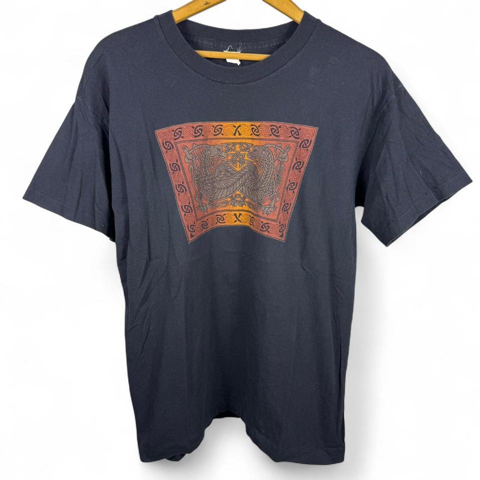 90s Viking Dragons Seal Tee D4f1