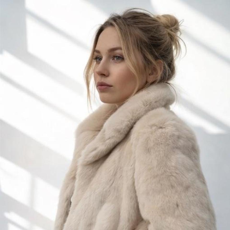 Mob Wife Vintage Rabbit Fur C70b