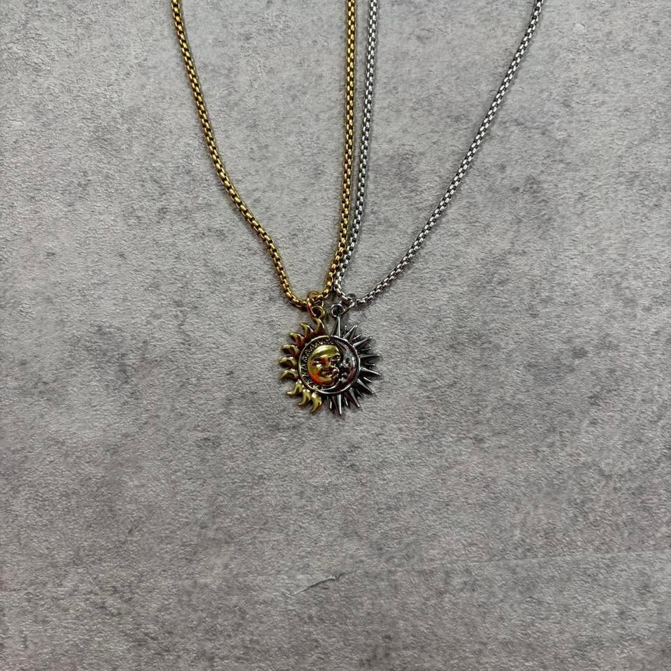 Y2k Metal Sun And Moon 2548 2