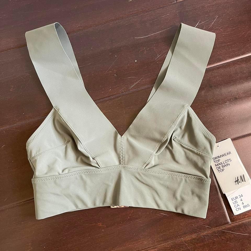 Hm Bikini Top Nwt Sage
