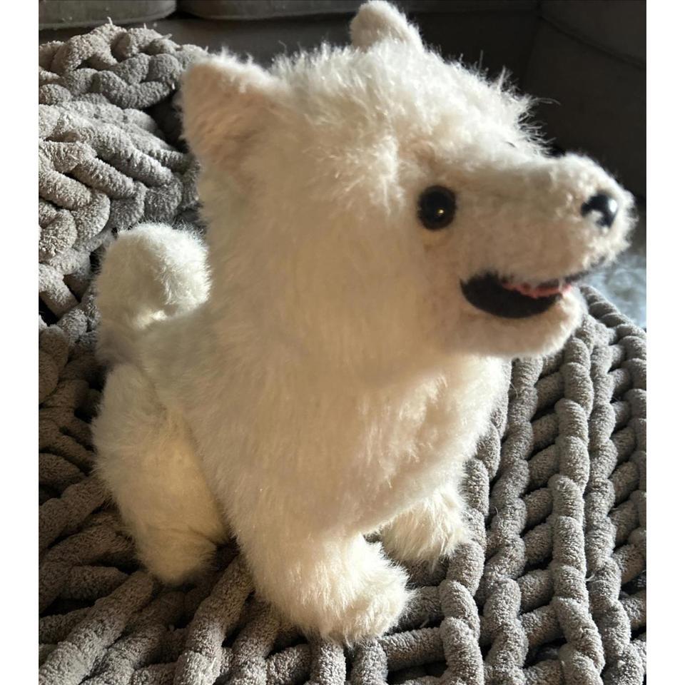 Dakin Pillow Pets White Husky 59bf