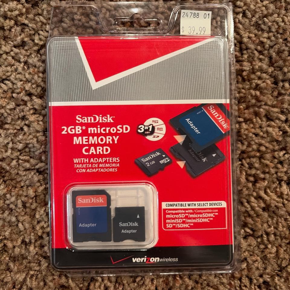 Sandisk 2gb Microsd Memory Card 7795