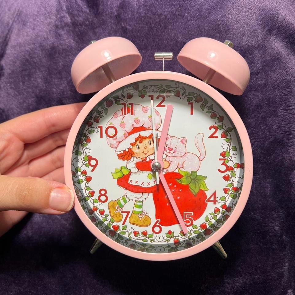 Strawberry Shortcake Pink Alarm Clock 3a33 2