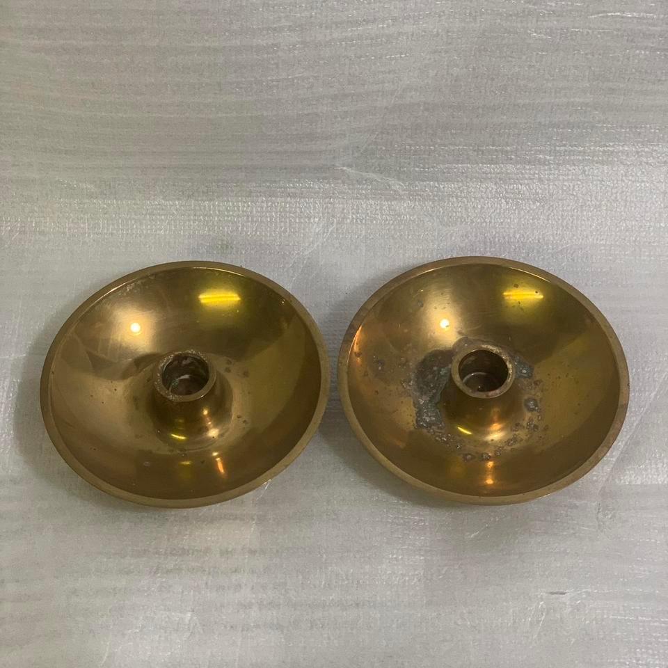 Pair Of Vintage Danish Brass