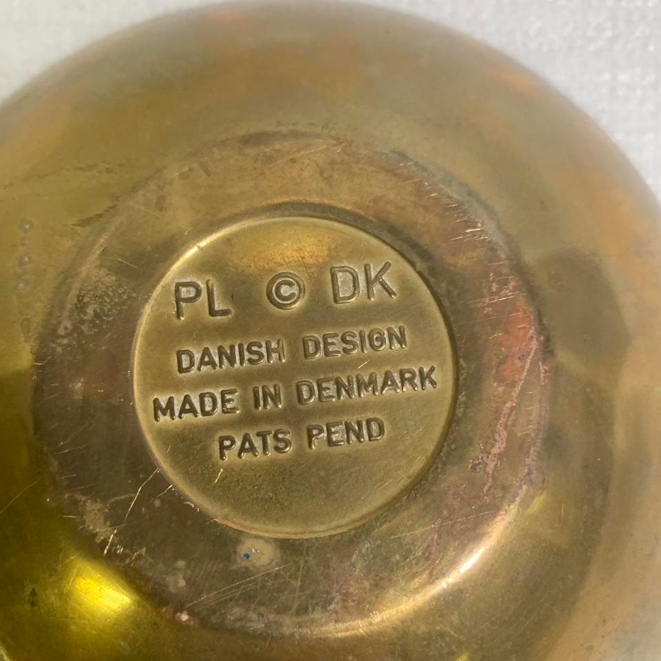 Pair Of Vintage Danish Brass 2